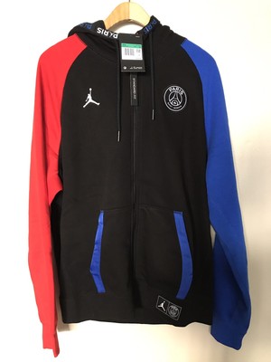 NIKE SIZE XL MEN'S AIR JORDAN PSG FLEECE FULL ZIP HOODIE ...