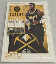 2018-19 Panini Contenders Basketball Paul Millsap Denver Nuggets Season Ticket