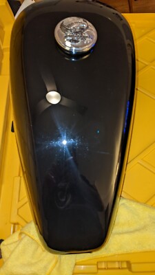 Amazing Custom Painted Chopper Tank OEM Sportster Peanut Custom