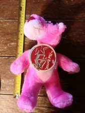 Vintage The Pink Panther 1988 window stick cup plush stuffed animal cartoon NWT