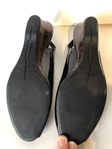 Tacchi a spillo Easy Spirit Eslyla neri in vernice - taglia 6,5 usati in ottime condizioni - Foto 4 di 5