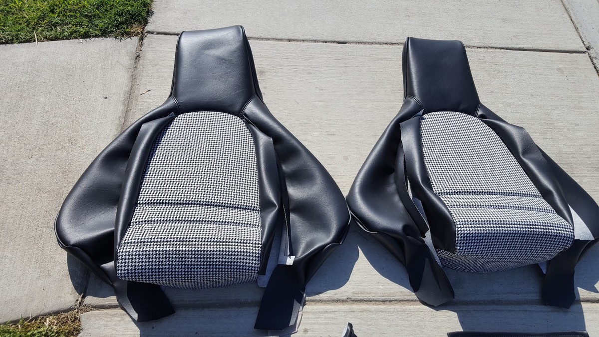 PORSCHE 944 911 951 964 968 85-94 SEAT KIT UPHOLSTERY HOUNDS TOOTH