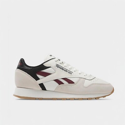 Reebok Classic Leather Men s Sneaker Running Shoe Athletic Trainers White