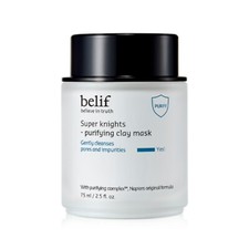 Belief Super Knights Purifying Clay Mask 75ml / 2.5floz. True Herbal Cosmetic