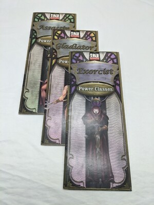 Lot Of (3) D20 System RPG Power Classes Exorcist Gladiator And Assassin