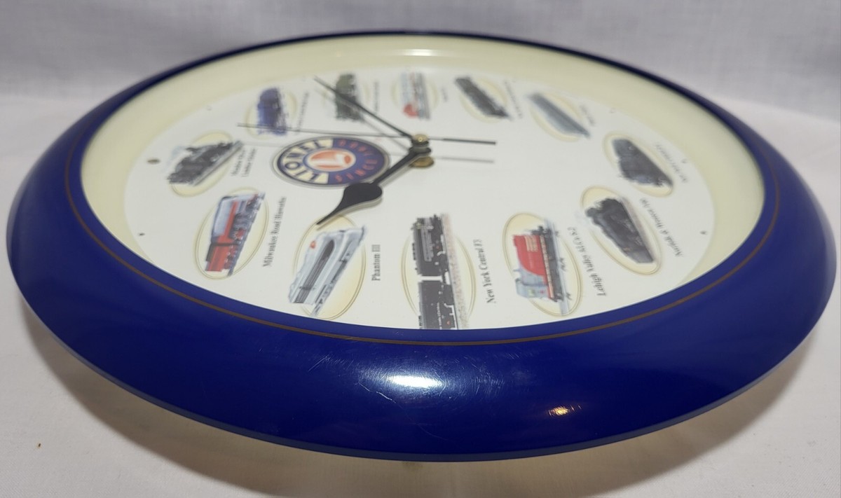 LIONEL Train Clock 掛け時計 Lionel 100th Anniversary Train Clock Works, No Sound Train