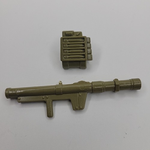 1983 GI Joe Zap Zubehör Vintage Bazooka Rucksack