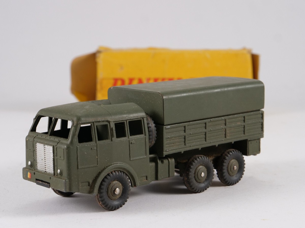 Dinky Toys 1:55 - Véhicule Militaire Miniature - Dinky Toys 80D Camion Militaire Berliet Tous Terrains Boxed