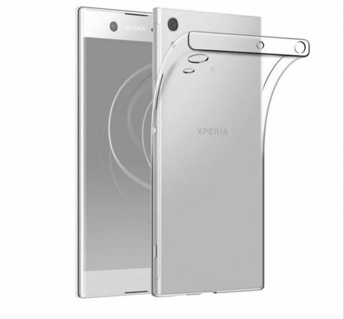 Moex Custodia Con Collana Per Sony Xperia XA1 - Silicone Trasparente Con Cinturino Regolabile Grigio - 2