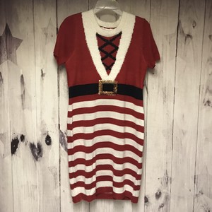 white christmas sweater dress