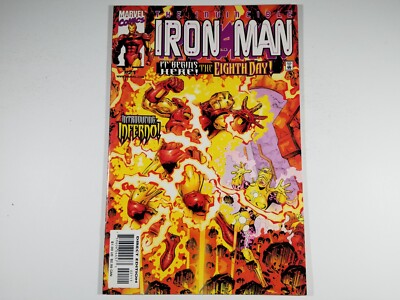 ¤ The Invincible Iron Man #21 ¤ Introducing Inferno Eight Day! Marvel Comics