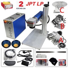 JPT LP 20W 30W 50W Fiber Laser Marking Machine 200x200mm lens 110V 220V EzCad 2