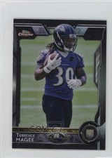 2015 Topps Chrome Mini Rookies Black Refractor 2/15 Terrence Magee #128 0f6