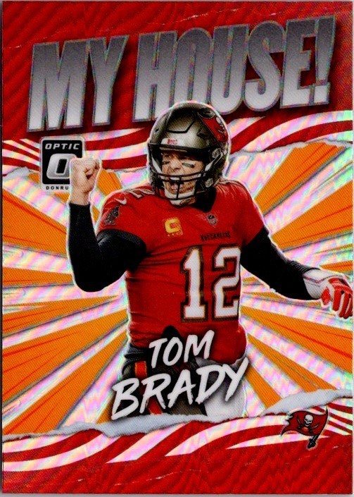2021 Donruss Optic Tom Brady My House Silver Prizm Tampa Bay Buccaneers