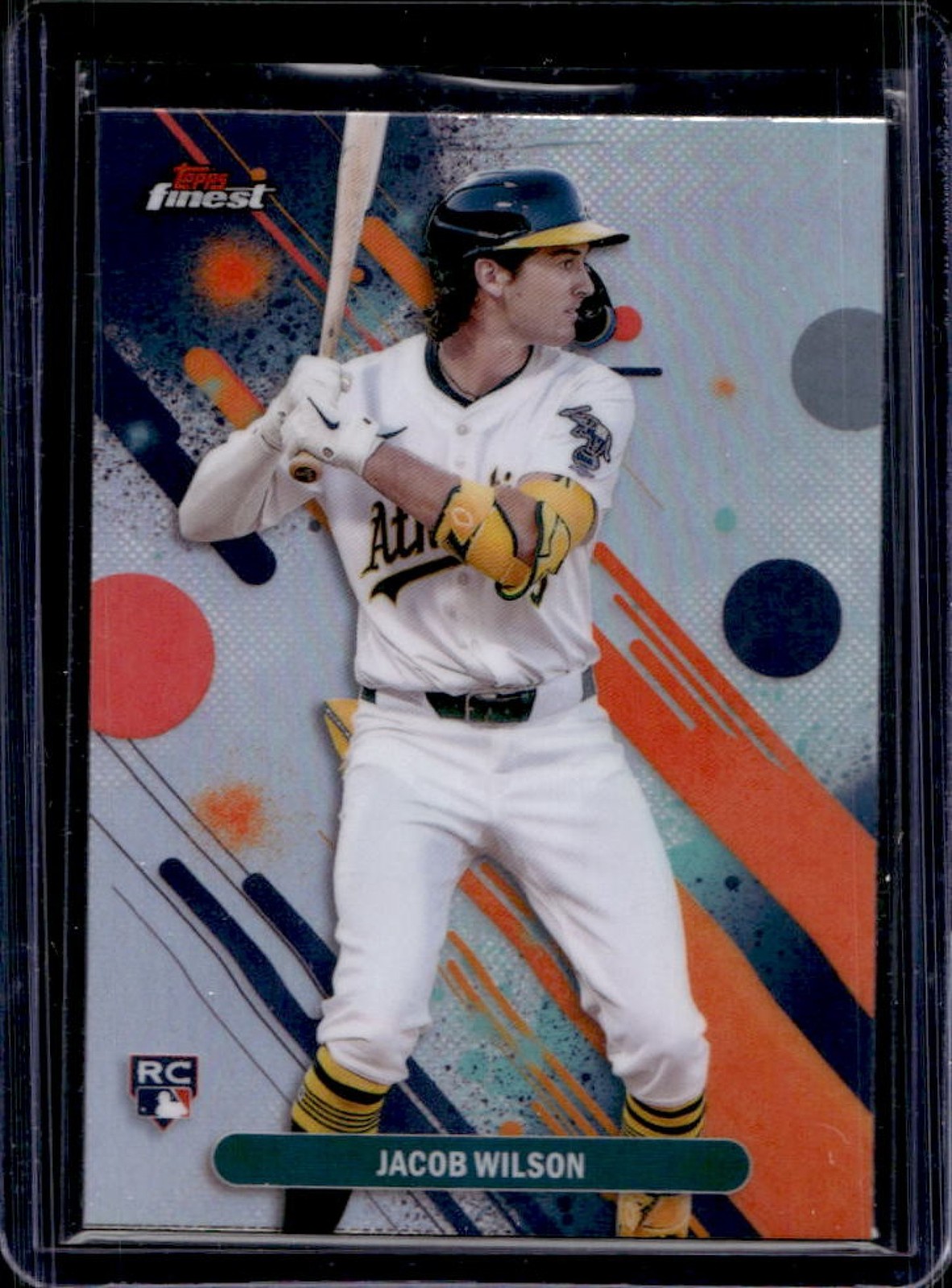 2025 Finest Jacob Wilson Common RC Refractor Rookie #61 Athletics