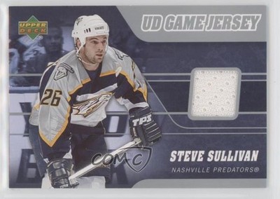 2006-07 Upper Deck UD Game Jersey Steve Sullivan #J-ST 0m8e