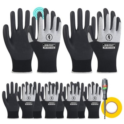 Electrical Insulated Gloves,Voltage Resistance Electrician High Voltage Insul...