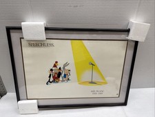 Warner Bros “Speechless” Mel Blanc Tribute Poster 22x31 Looney Tunes Framed