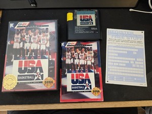 Jeu Sega Genesis/Mega Drive – Team USA Basketball – Cartouche Seule (Bon État)