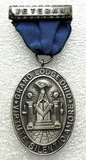 American Masonic Jewel Medal - Grand Lodge of Ohio - Veteran Fifty Years Service