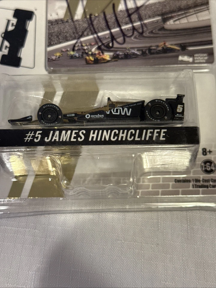 Greenlight 2017 Indy 500 James Hinchcliffe #5 Autographed Signed 1:64 Scale COA - Image 4 of 4