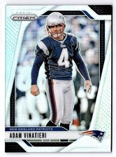 2024 Panini Prizm #199 Adam Vinatieri Silver Holo Patriots