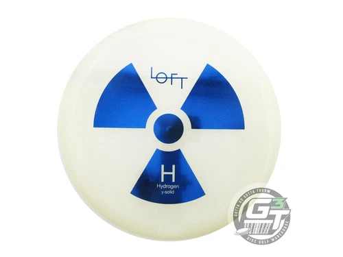 USED Loft Discs Gamma Solid Glow Hydrogen 176g Blue Foil Putter Golf Disc