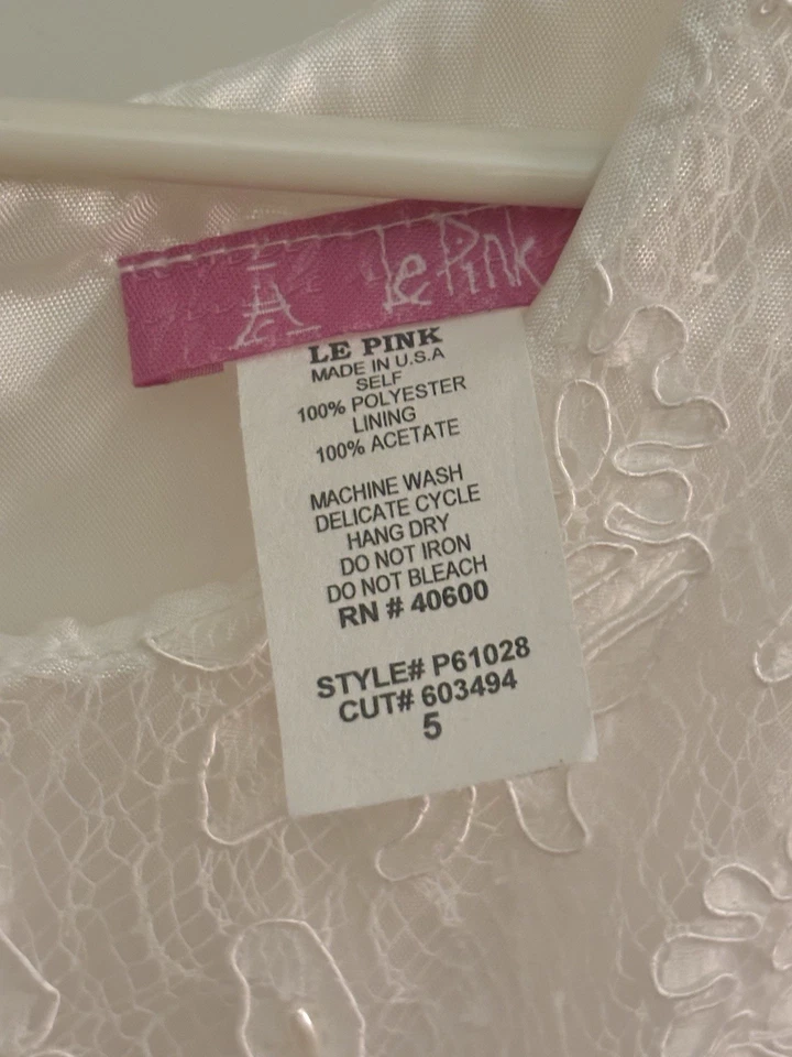 Little Mass Le Pink Holiday Clara Dress Tulle Sz 5 Ballerina Nutcracker - Image 4 of 4