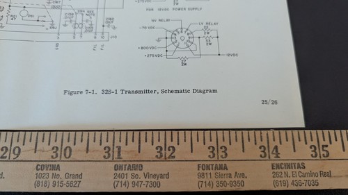 Collins 32S-1 RF Linear Amplifier Istruction Book ORIGINAL MANUAL 1961 - Zdjęcie 19 z 20