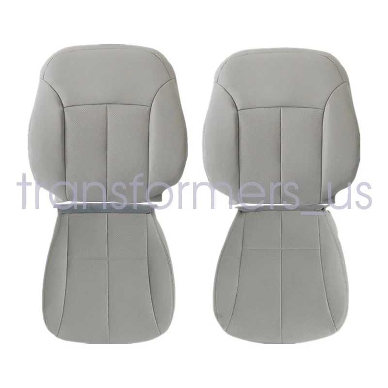 For 2009-2013 Subaru Forester Side Bottom & Back Perf Leather Seat Cover Gray Foto 2 de 4