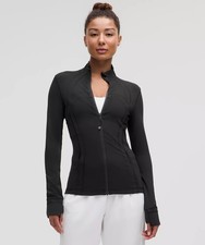 New Lululemon Define Jacket Nulu Black Size 2 Women  s Authentic 