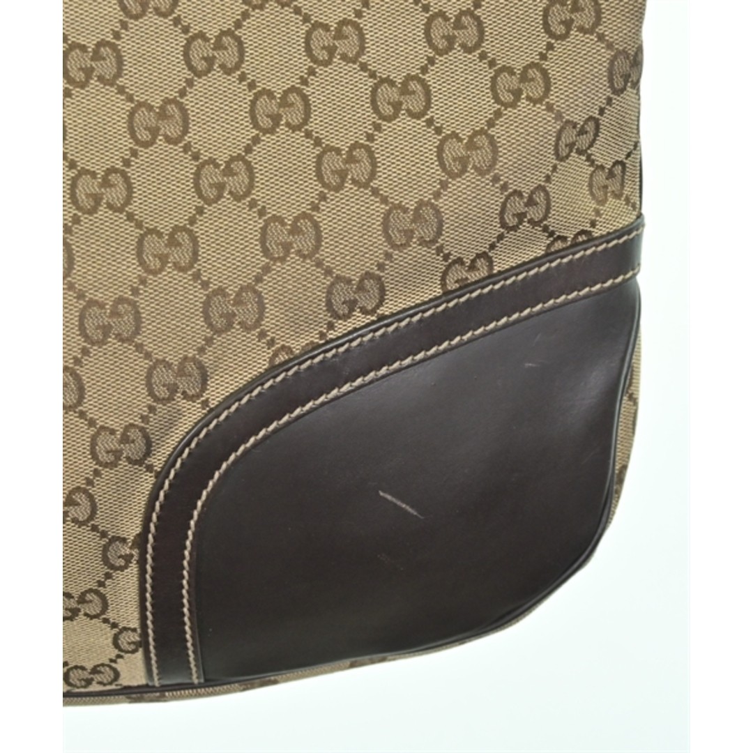Gucci Shoulder Bag Brown Leather Used Free Shipping thumbnail 10