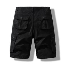 Men s Super Stretch Cargo Shorts with Button Closure and Zipper Pockets 30-42