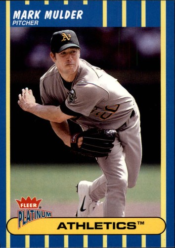 2003 Fleer Platinum Mark Mulder #133 card
