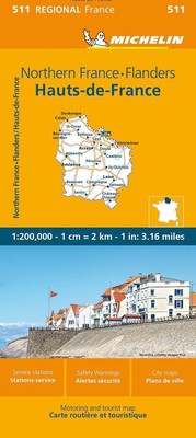 Michelin Northern France-Flanders / Hauts-de-France 511, 
