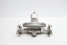 Fisher MR95L Stainless Flanged Pressure Regulator Valve 13-30psi 1in 300