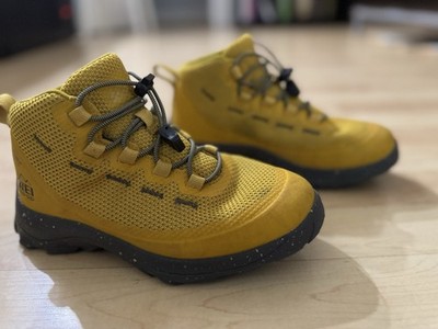 REI CO OP HydroWall WATERPROOFING Yellow Kids Outdoor Lace Up  Boots Youth  3Y!!