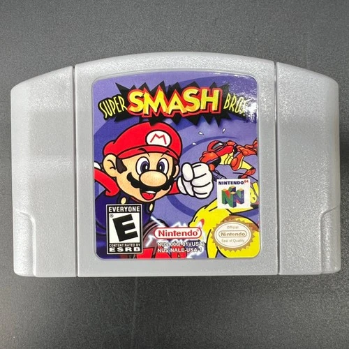 Super Smash Bros Nintendo 64 Game Cartridge NES Game Pak NUS-006 NUS-NALE-USA-1