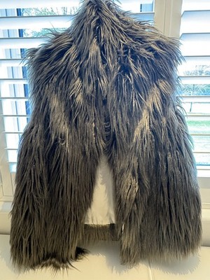 Brown Eco Fur Coat (HalfBoy + Net A Porter)