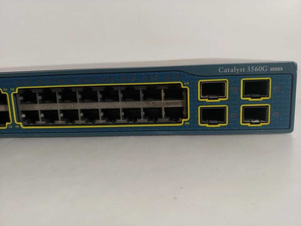 Cisco Catalyst 3560G WS-C3560G-48TS-S 48-Port Gigabit Managed Ethernet Switch - Image 2 of 4