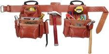 CLC Custom Leathercraft 21448 4 Piece ProFramers ComboSystem Tool Belt 15 Pocket