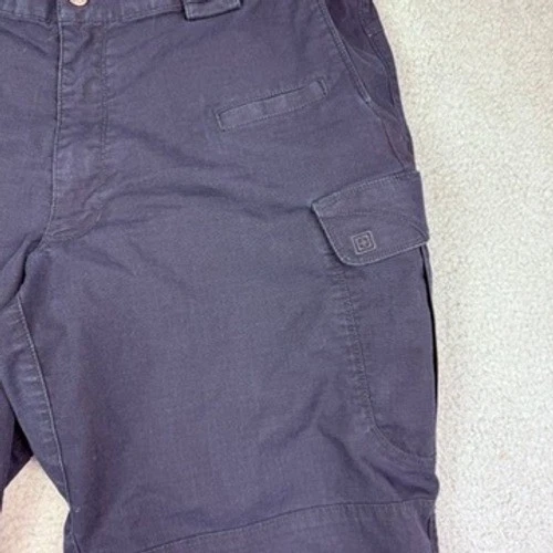 Calça cargo masculina série tática 5.11 38x32 ajuste relaxado utilitário de trabalho ao ar livre - Imagem 2 de 4