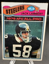 1977 Topps - All-Pro Jack Lambert #480 VG