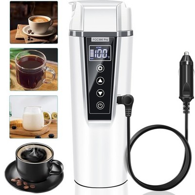 450ML Reise Wasserkocher 24/12 V Elektrischer Reisekessel mit Temperaturbereich