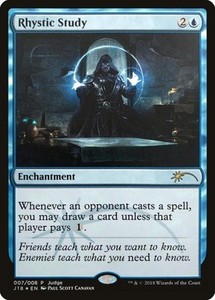 Mtg Rhystic Study-Foil for sale | eBay