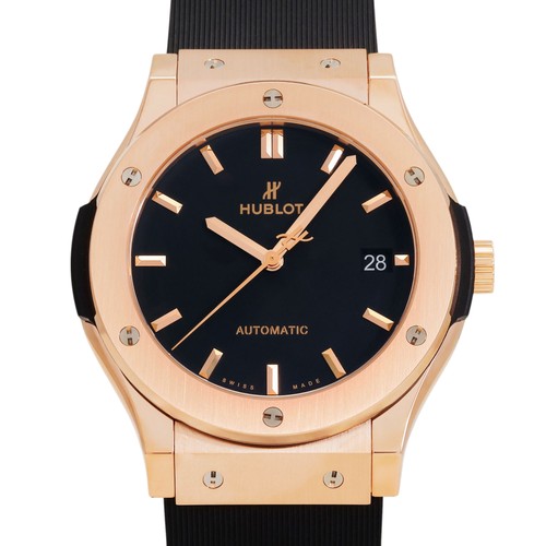 HUBLOT Classic Fusion 511.OX.1181.RX Automatic winding 45mm Black King Gold New