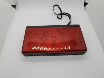 Rare iQue DS Lite Dragon Edition Crimson Black China Exclusive