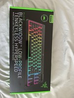 Razer BlackWidow V4 Low-Profile Tenkeyless HyperSpeed Keyboard (Green Clicky)