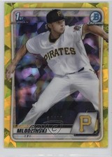 2020 Bowman Chrome Draft Sapphire Edition Yellow 34/99 Carmen Mlodzinski 19fv