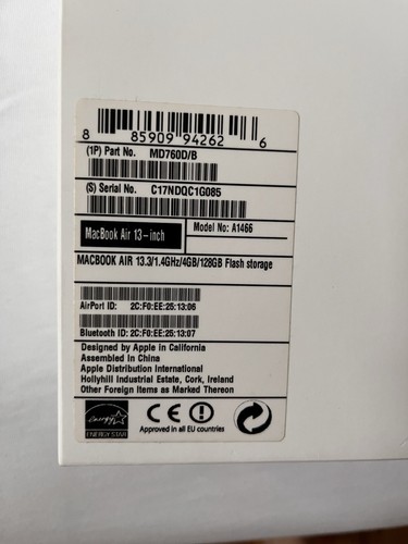 Apple MacBook Air 13" - Anfang 2014 - Afbeelding 5 van 8